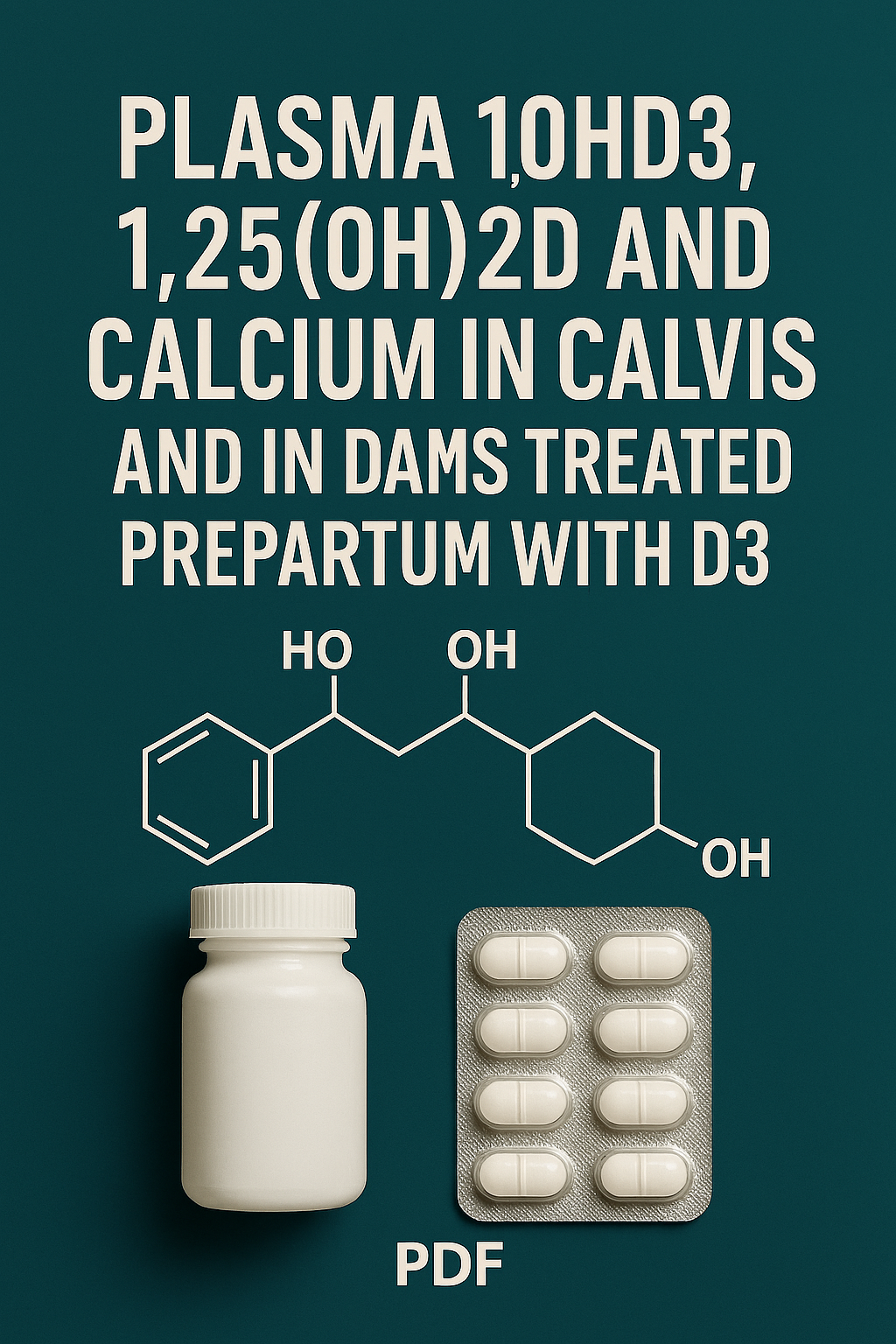 كتاب Plasma 1OHD3,1,25(OH)2D and calcium in calves and in dams treated prepartum with D3 PDF مجانا